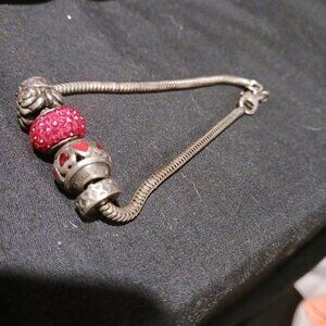 925 Italy marked M bracelet